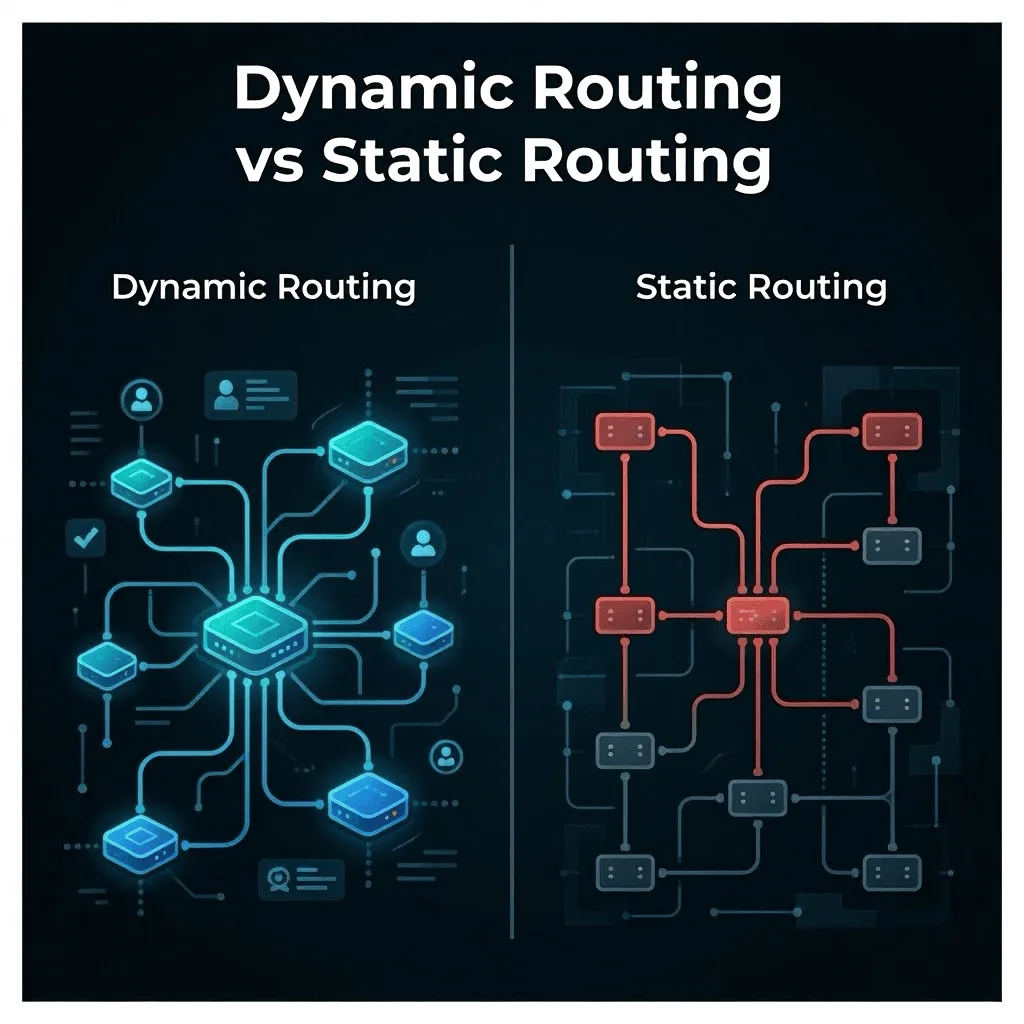 Dynamic Routing vs Static Routing