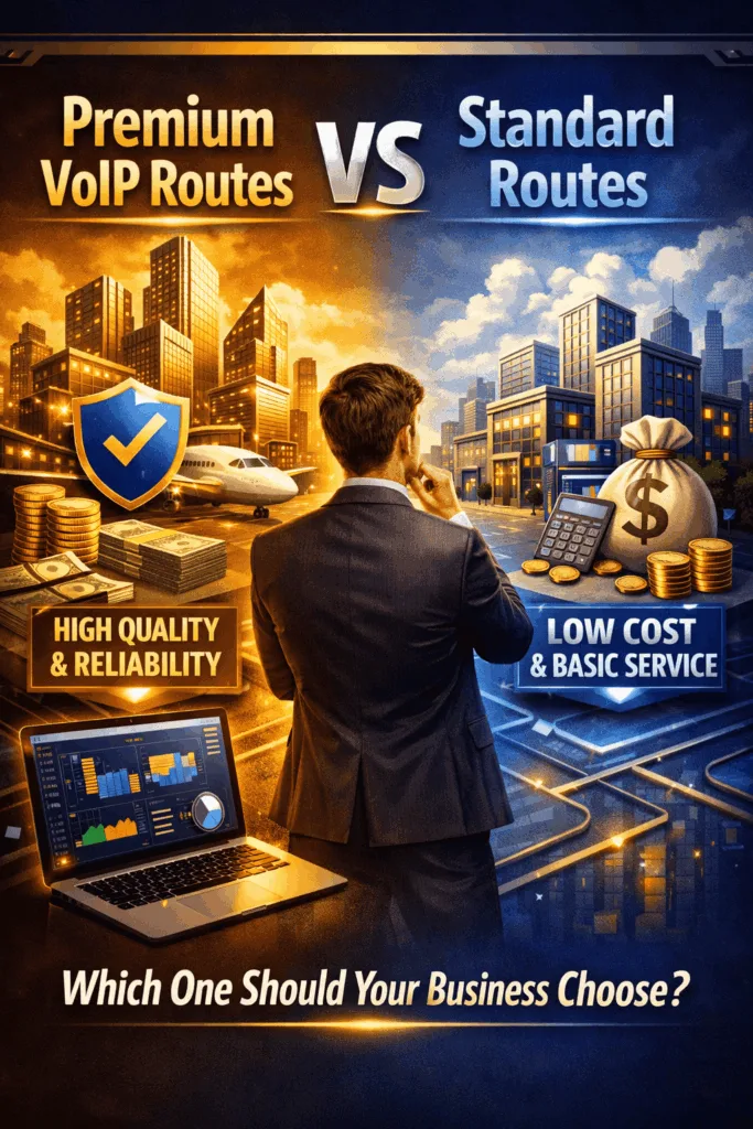 Premium VoIP Routes vs Standard Routes