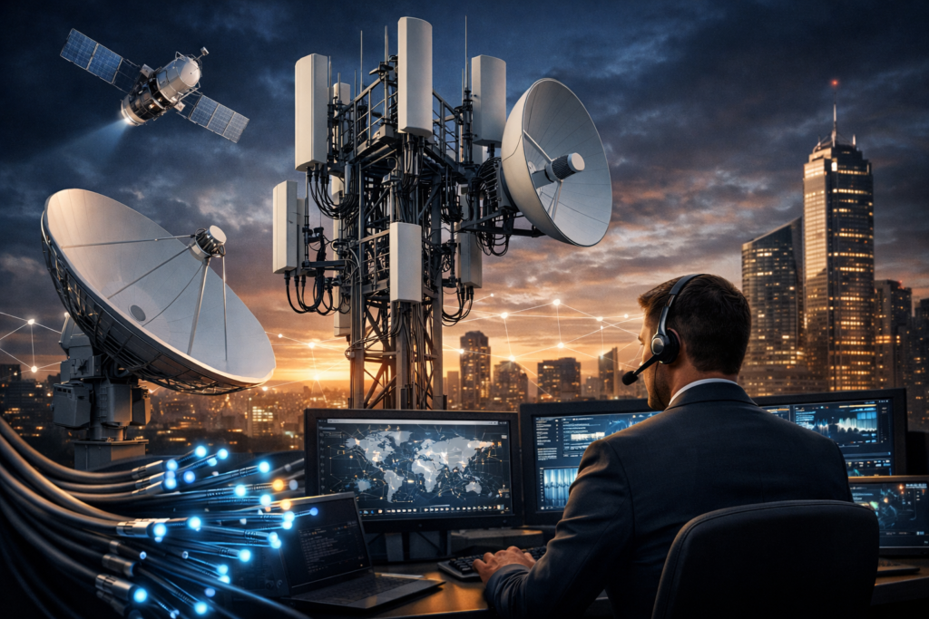 What Is Telecom A Complete Guide to Telecommunications Networks, Technologies & Services (2026)