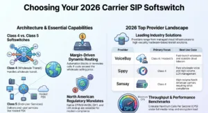 Best Carrier SIP Softswitches in 2026: Top Providers Guide 2 Best Carrier SIP Softswitches in 2026 - infographic