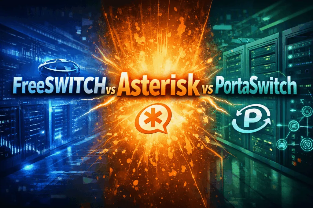 FreeSWITCH vs Asterisk vs PortaSwitch