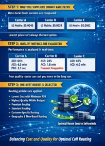 LCR (Least Cost Routing) in VoIP: Everything Carriers Need to Know 2 How Least Cost Routing Works